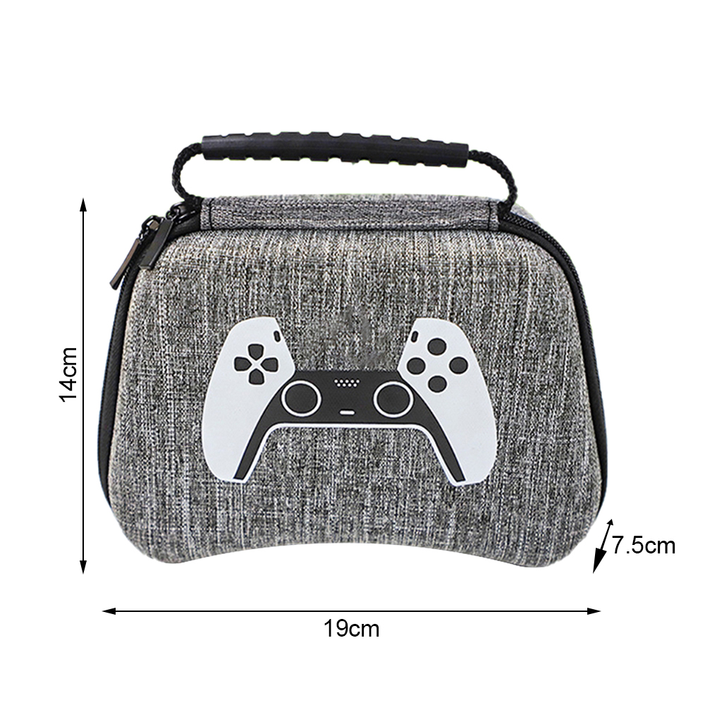 Pro příslušenství ps5 přenosný kufřík přenosná úložná taška pro gamepad ps5 EVA pouzdro Skořepina Kabelka odolná proti nárazu Ochranný kryt_voghion.com