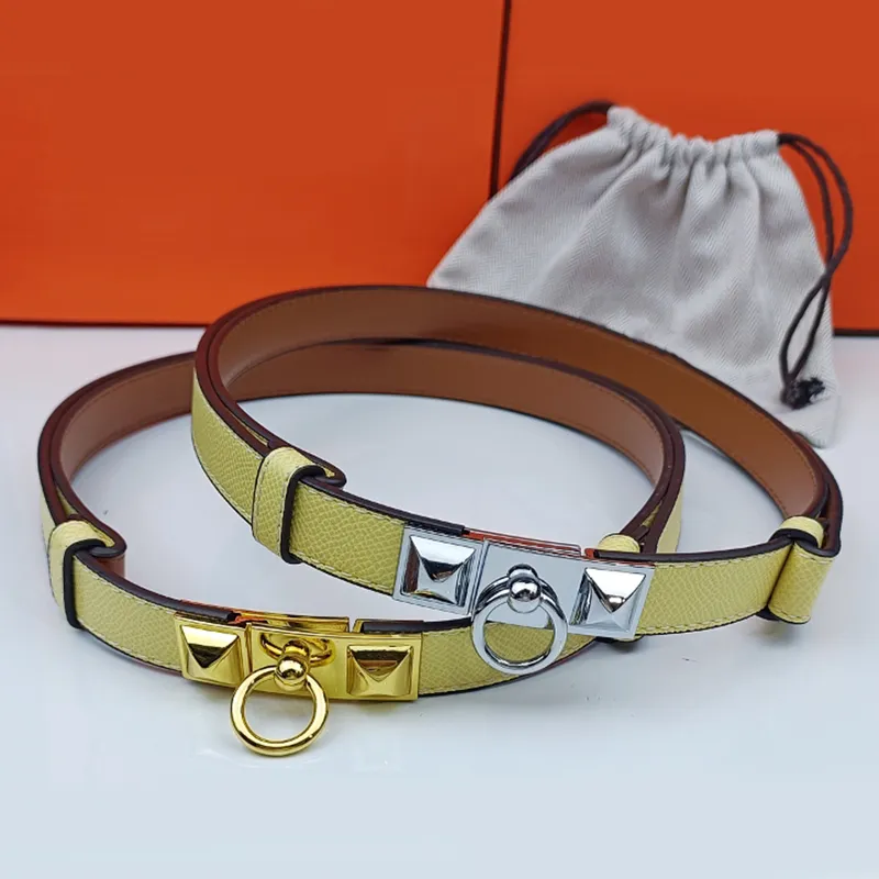 esigner piele Femei Be Cataramă reglabilă lățime subțire 20 mm cu costum jachetă fustă rochie cămașă Tendință la modă piele de vacă_voghion.com