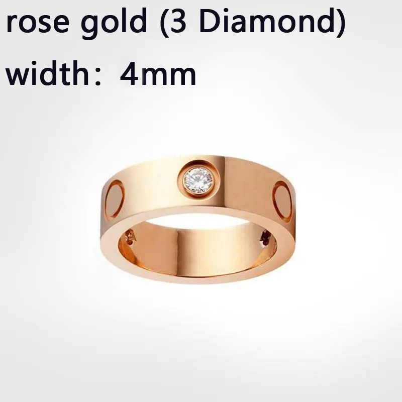 4mm 5mm 6mm Womens Ring Mens Designer Heart Rings Couple Jewelry Titanium Steel Band Fashion Classic Gold Sier Rose_voghion.com
