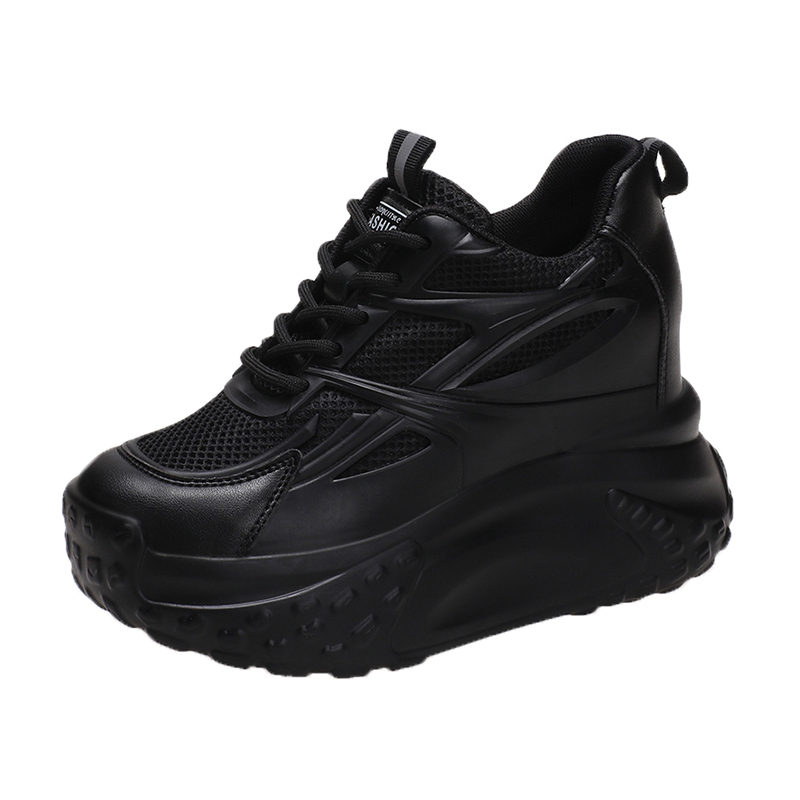 Huel Fersen 10cm Sneakers Chunky Casual Hierscht Fréijoersplattform Wedge High Fashion Atemend Fraen Summer Schong_voghion.com