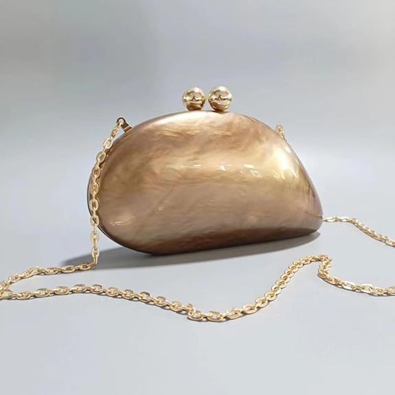 Borsa a tracolla da sera in acrilico da donna, con tracolla obliqua, per banchetti nuziali_voghion.com