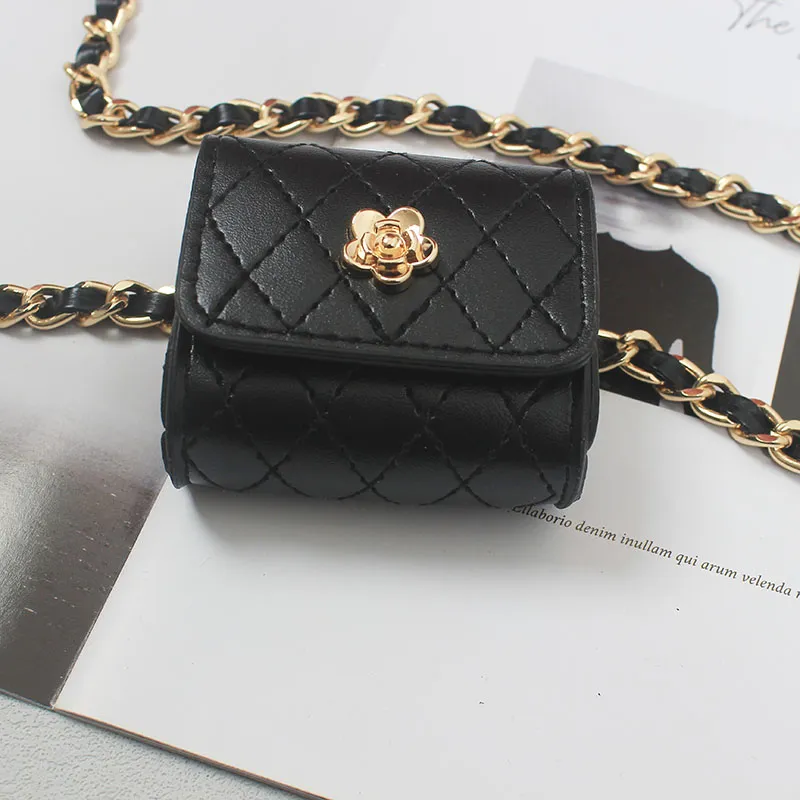 Ceintures Mode Femme PU Cuir Chaîne Sac Cummerbunds Robe Féminine Corsets Ceinture Décoration Ceinture Étroite_voghion.com