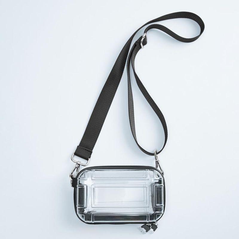PVC-Box Umhängetasche für Frauen Transparent Acryl Taille Tasche Mode Dame Vintage Handtaschen Casual Einfache Messenger_voghion.com
