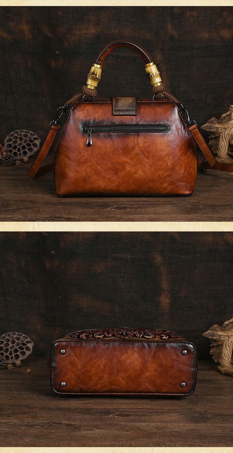 2024 Vintage Schulter Umhängetaschen Spleißen litche geprägte Handtasche für Damen Geschenk Geldbörse PU Leder_voghion.com
