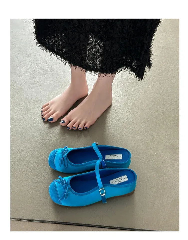 Frühling/Sommer Retro Candy Mary Einfache Ballerinas Damen atos Mujer 241111_voghion.com