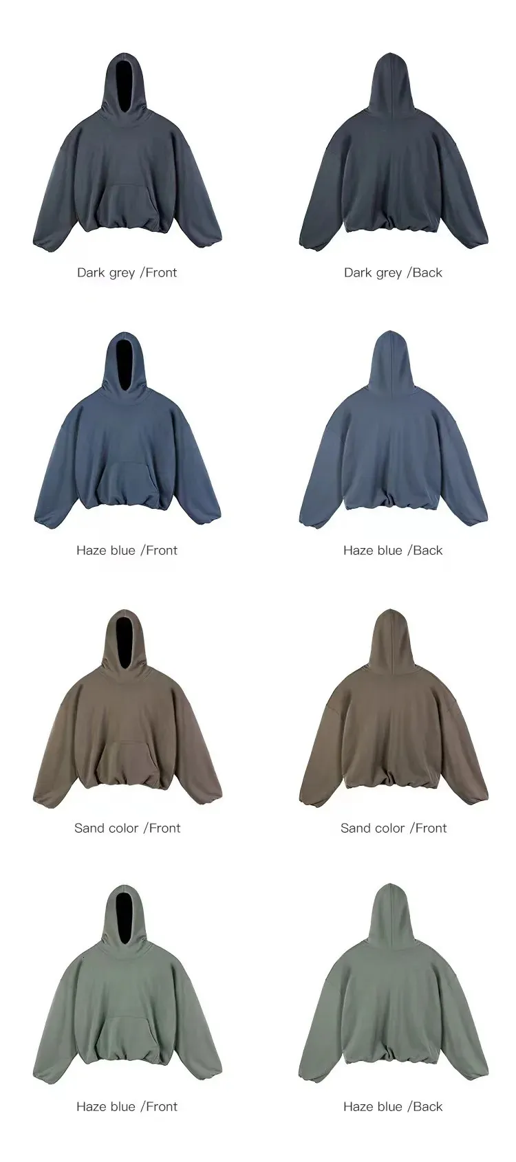 Mens Ner Oversized Hip Hop Hoodies Loose Fit Hooded Sweatshirt For Male Baggy Solid Color Pullover Hoody Tops 241031_voghion.com