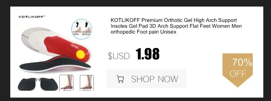 Running Sport Orthopedic Insoles Shock Absorbant Pads Sole Pad Shoes Insert Foot Care For Plantar Fasciitis 250114_desvips.com