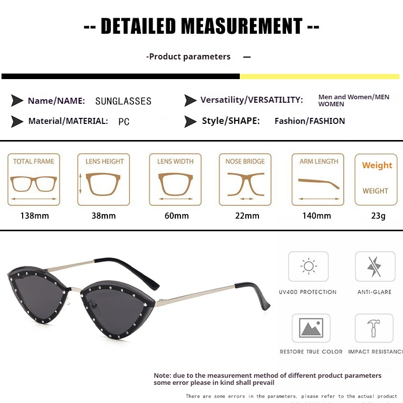 Trendy cat eye zonnebril dames klein metalen frame street style_voghion.com