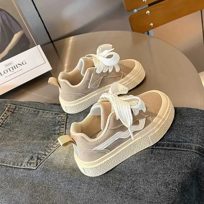 Boys and Girls Canvas School Performance Baby Biscuits Bottom Breathable Childrens Shoes M241016_voghion.com