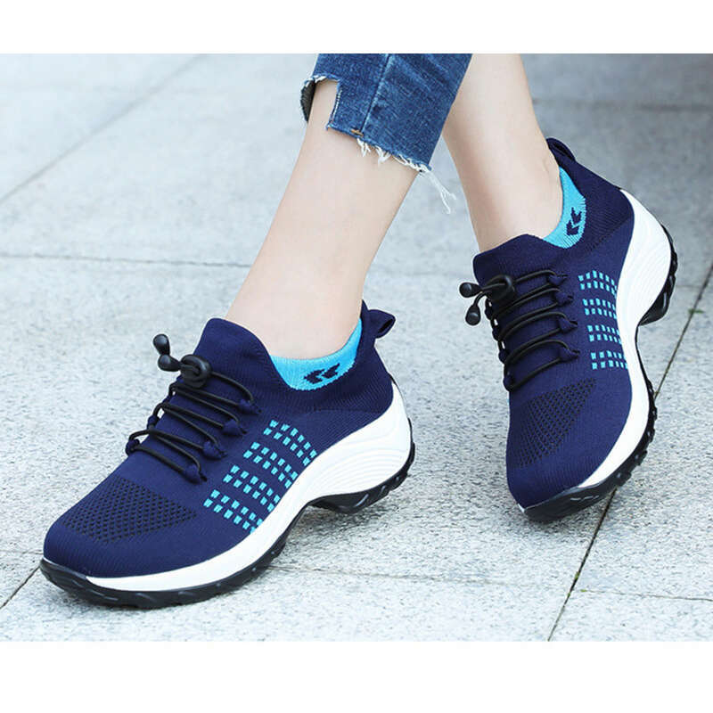 Calzini oversize traspiranti casual da donna in rete intrecciata, scarpe leggere e versatili con suola spessa, incollate a freddo_voghion.com