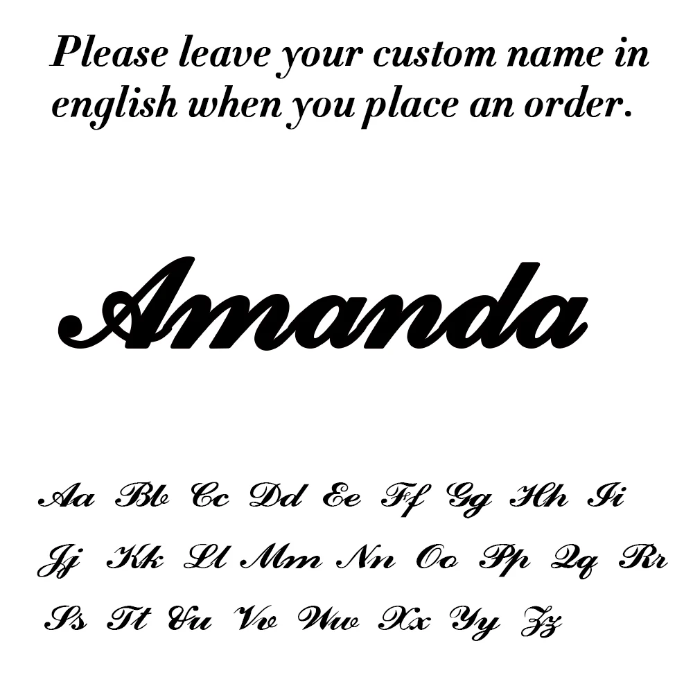 Custom Name Necklace Personalized Gold Choker Stainless Steel_voghion.com