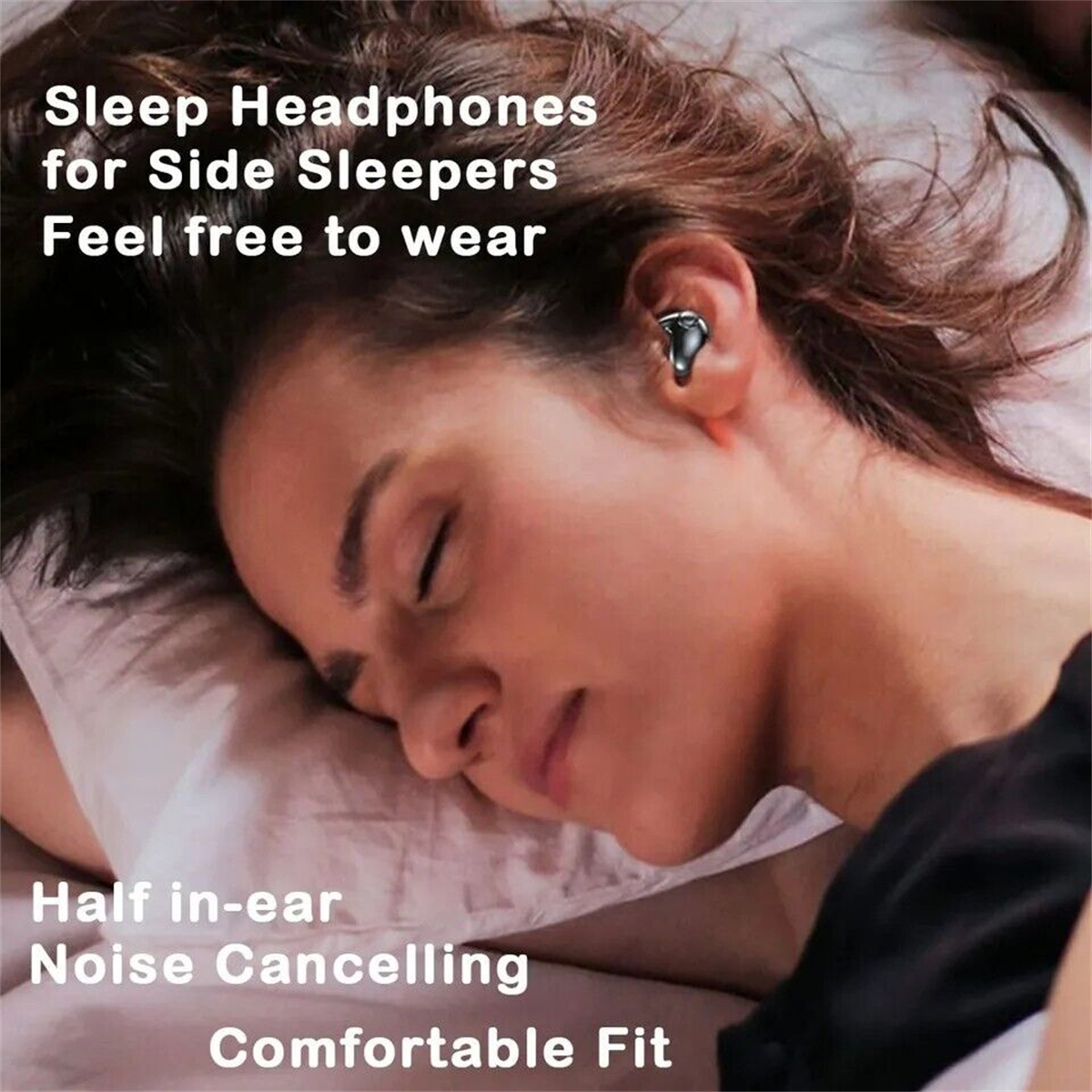 Invisible Sleep Wireless Earbuds Bluetooth Headset TWS Waterproof Earphones_voghion.com