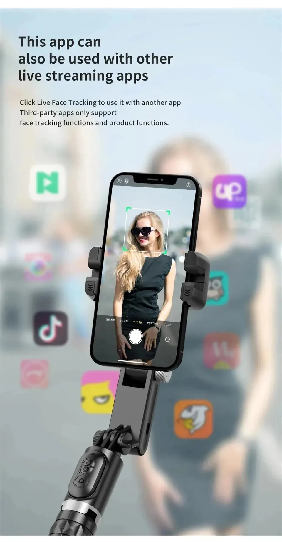 FANGTUOSI 360 Swivel Universal Joint Selfie Stick Tripod With Shutter Fill Light Smartphone Live/Log Stabilizer After_voghion.com