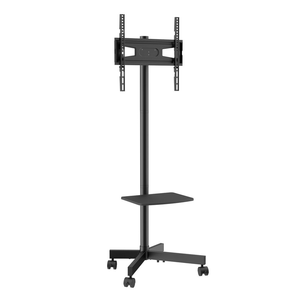 VEVOR Mobile TV Stand, Mobile TV Cart For 23 To 60 Inch TVs, Height Adjustable Portable TV Stand With Wheels, With A Tray For Audio-Visual Devices,_voghion.com