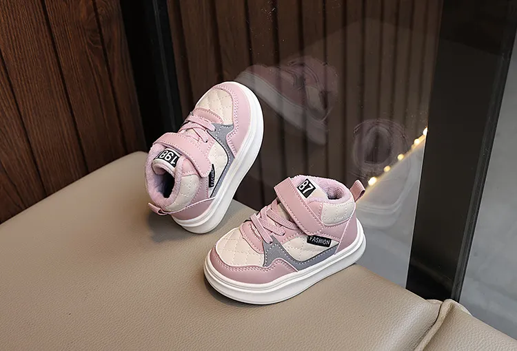 Zapatillas deportivas de invierno 2025 para niños y niñas, informales, antideslizantes, de Littlesprouts, para baloncesto._voghion.com