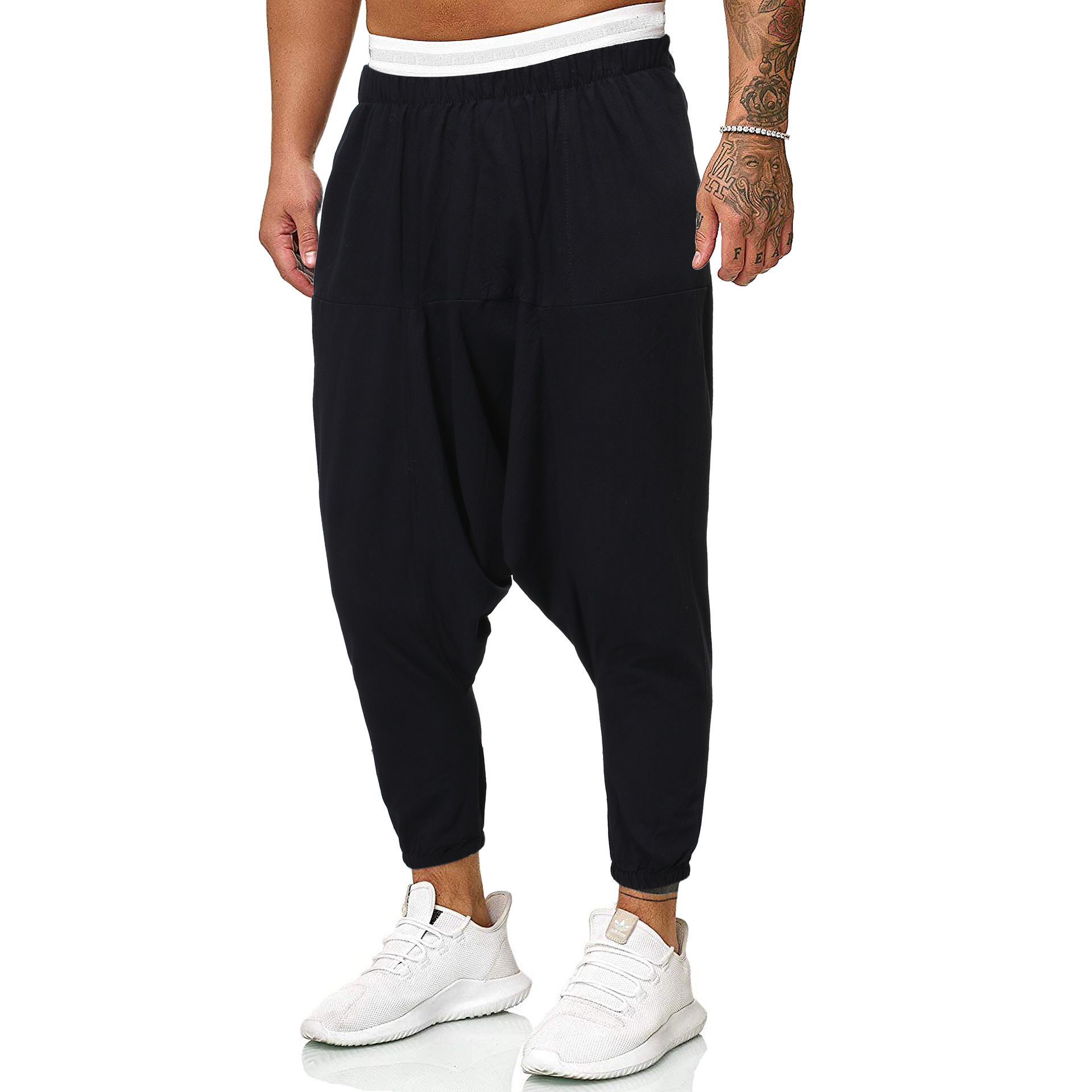 Pantaloni casual uomo in cotone e lino per l'estate_voghion.com
