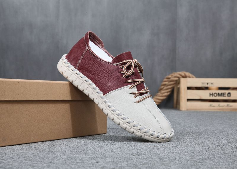 Scarpe estive nuove in pelle casual sportive estive da guida con punta a strato in pelle di mucca mocassini fatti a mano da uomo_voghion.com