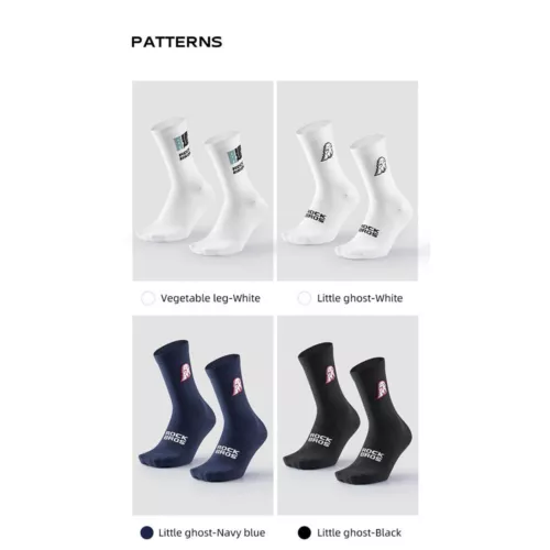 ROCKBROS Lot de 2 paires de chaussettes de cyclisme pour homme et femme_voghion.com
