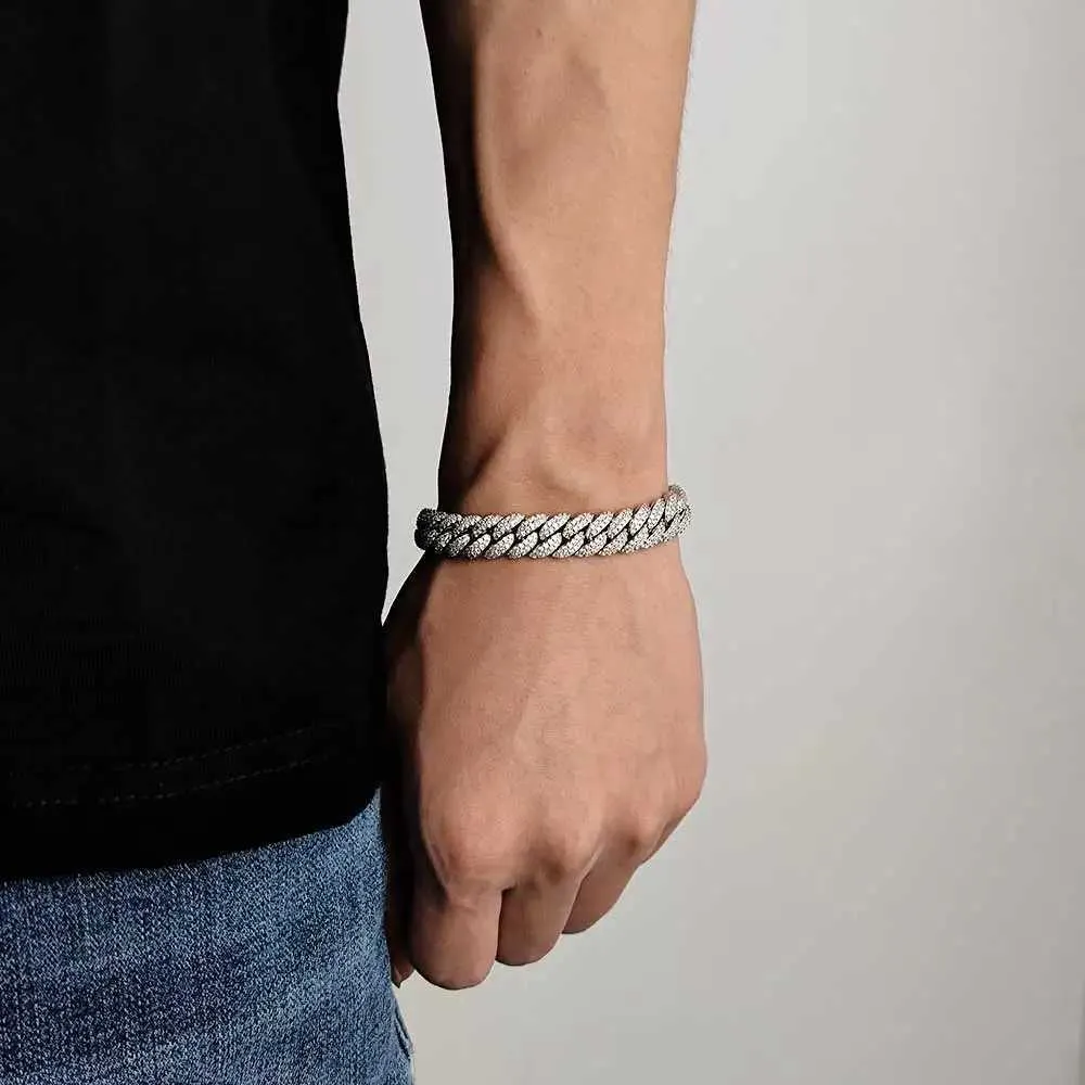 Anhänger Halsketten 10mm Hip Hop Zirkon CZ Ice Bubble Cubic Chain Halskette Damenschmuck Geburtstagsgeschenk H240613_voghion.com