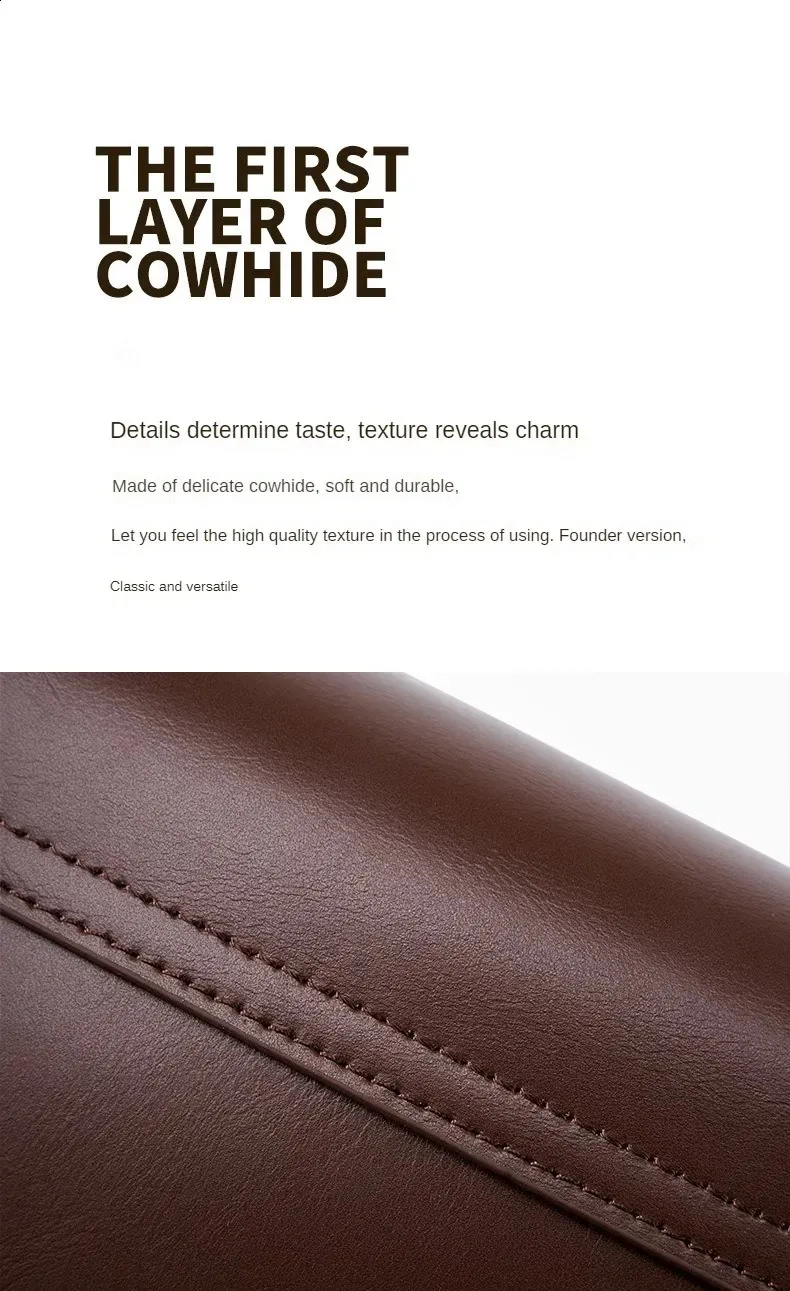 Crossbody- och axelremsväska i äkta läder med guldspänne för dam_voghion.com