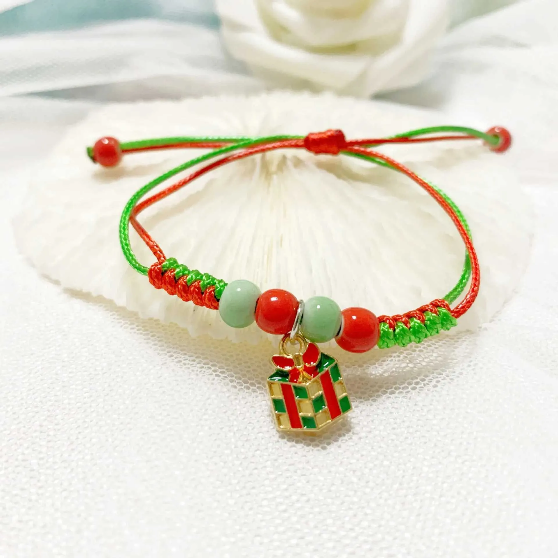 Weihnachts-armband Mit Perlen Für Damen Nikolaus Schmuckstück_voghion.com