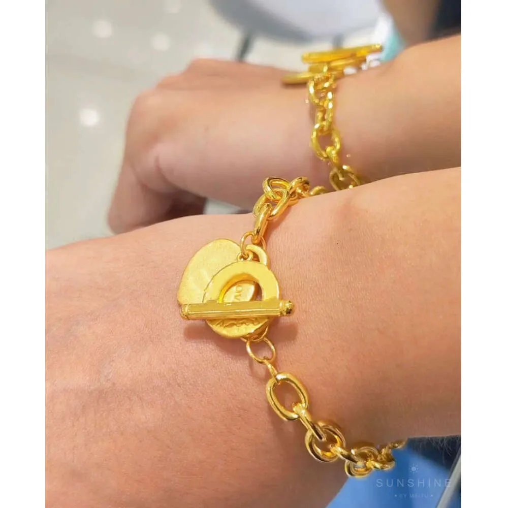 Gold S Sier bracelets Designer Women jewelry Necklace High Edition Lock heart shaped bracelet Sterling Heart Coll with_voghion.com