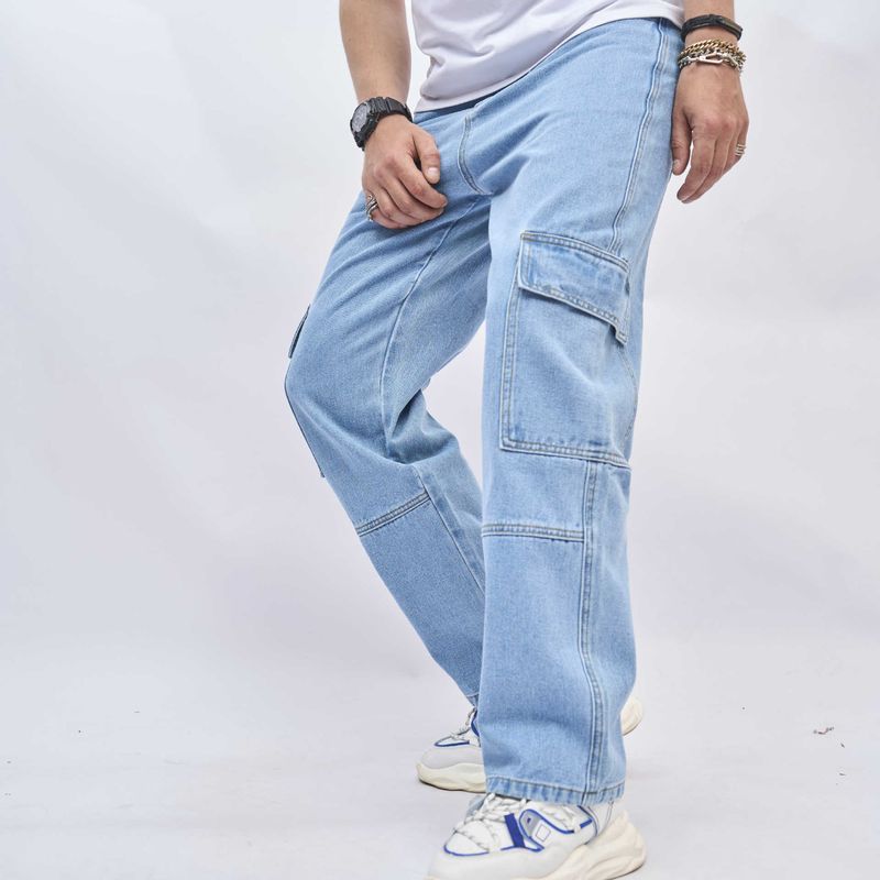 Americká, trendová, lockere Hose für Herren, High-Street-Hose s weitem Bein_voghion.com