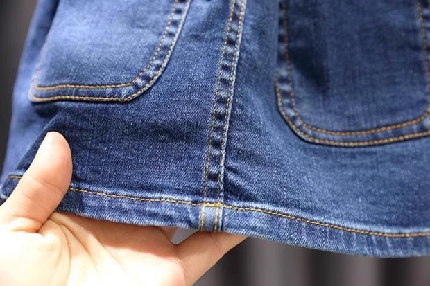 Pantalones cortos de mezclilla para madres e hijos, nuevos modelos de verano para niñas, faldas cortas finas para niñas, pantalones cortos para niñas, pantalones versátiles para niñas_voghion.com