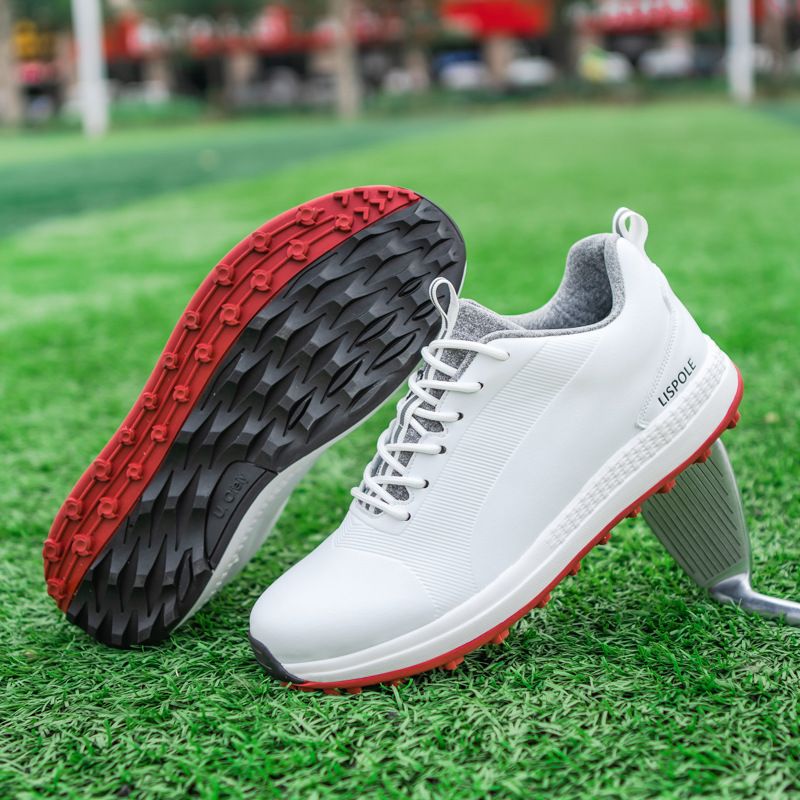 Primavera e verão novos homens golfe respirável quebrado spikes antiderrapante botão fivela ao ar livre casual sapatos esportivos_voghion.com