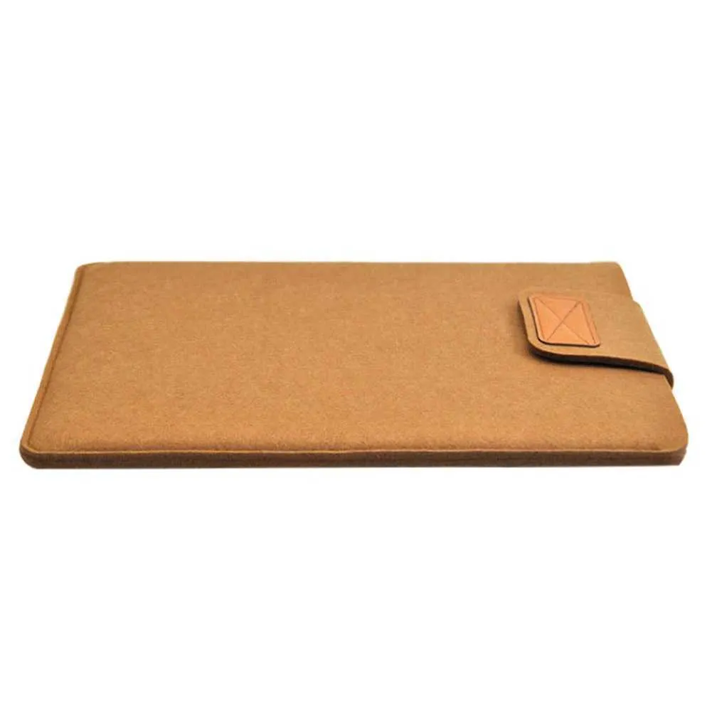 13Inch 15inch Felt Sleeve Slim Case Cover Bag for Books Air Pro Solid Color Tablet Storage Ba241101_voghion.com
