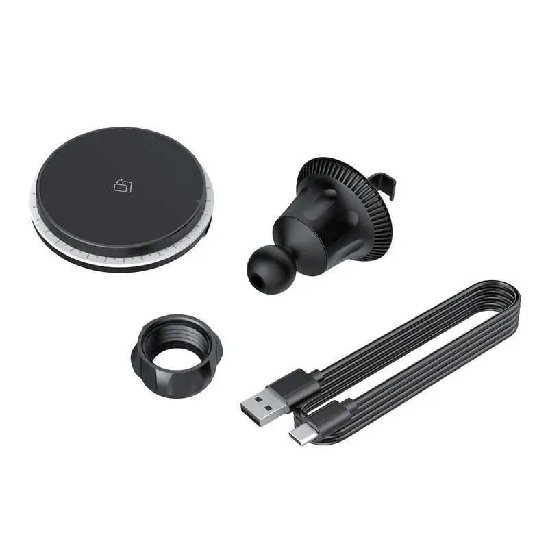 RGB Drahtlose Ladegerät Geeignet Für IPhone 12 13 15 Pro Max Mini Magnetische Auto Telefon Stand Halterung Installation Schnell_voghion.com