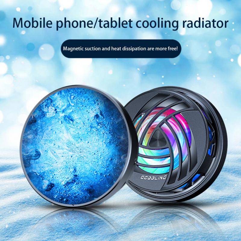 Radiator magnetic pentru telefon, sistem de răcire ABS pentru jocuri, ventilator de răcire rapidă pentru iPhone, Xiaomi, iPhone 13/12, Samsung, fierbinte_voghion.com
