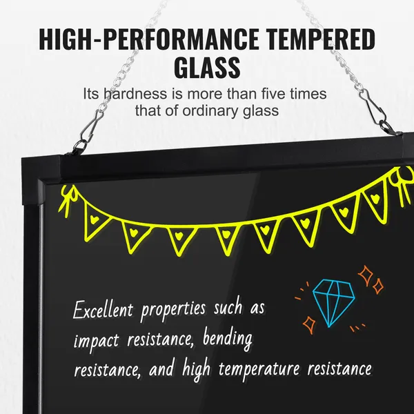 Led Message Board Illuminated Erasable Neon Chalkboard Menu Sign_voghion.com