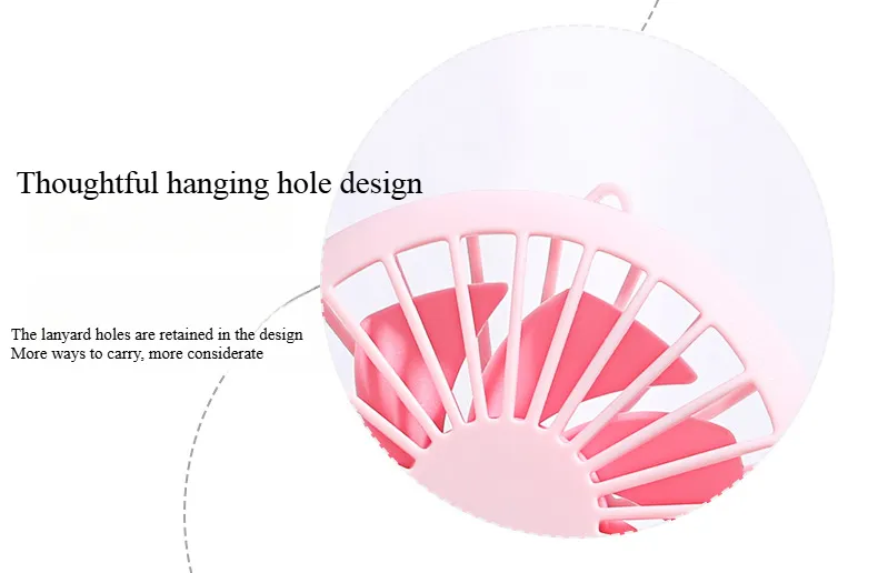 Pocket Mini USB Fan - Strong Wind, Rechargeable, Portable For Summer Study/Outdoor EU_voghion.com