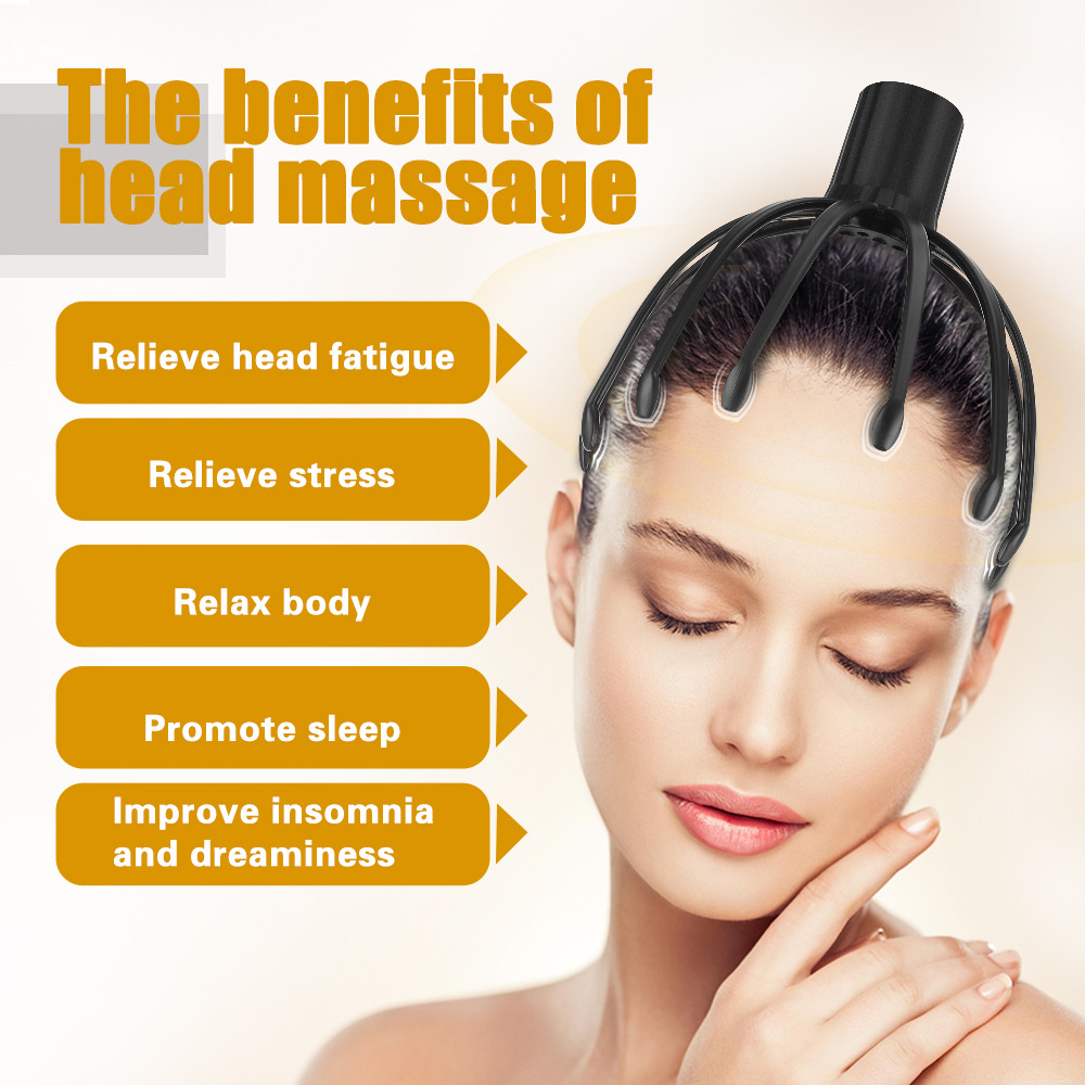 12 multifunctional electric head massager intelligent meridian unblocking massage claw_voghion.com