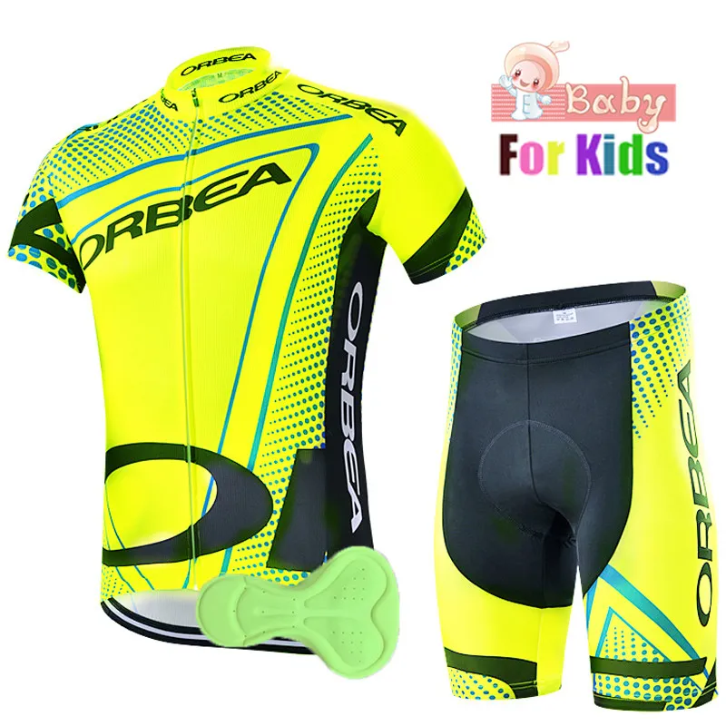 Orbea Team Summer Children Cycling Jersey Set Boys Bike Clothing Shorts Sets Kids Bicycle Ropa Ciclismo/breathable And_voghion.com