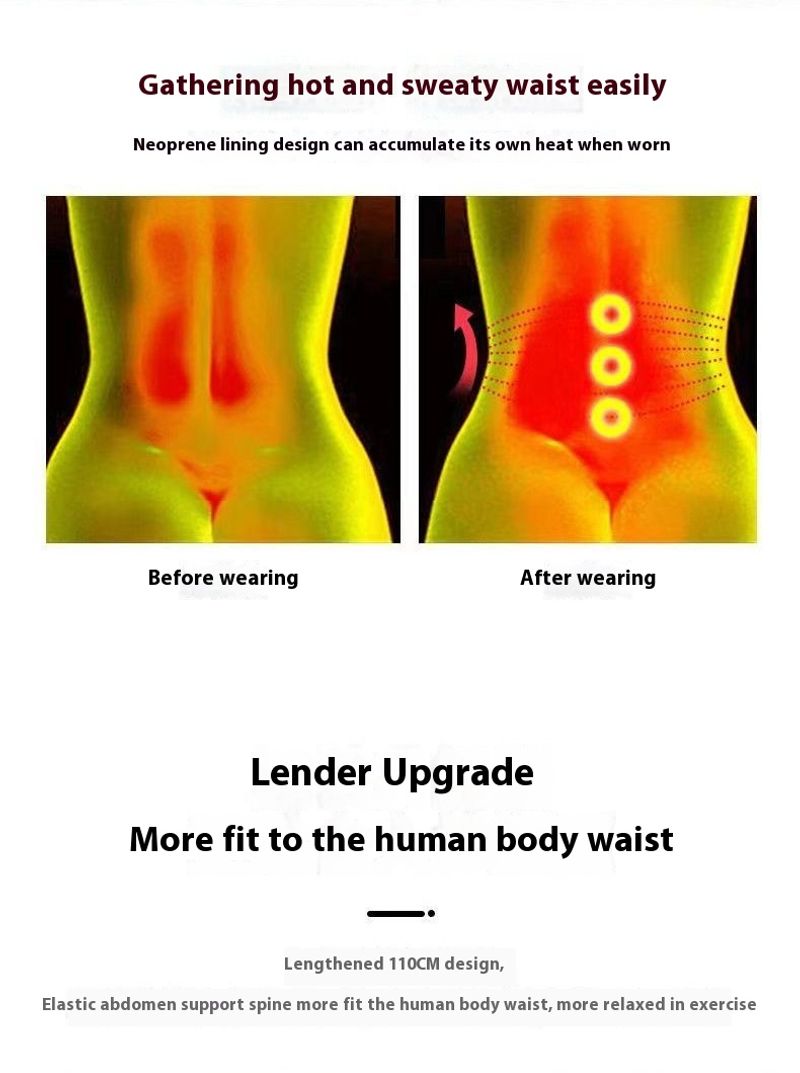 Sweating Run Fiess Breathable Abdominal Restraint Belt Deep Squat Women's Summer Tight Stoh and Lumbar Waist_voghion.com