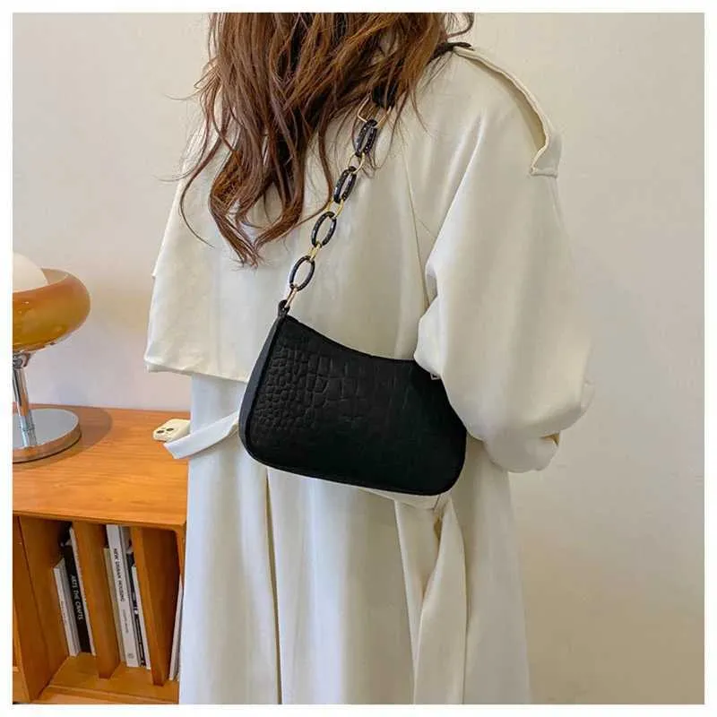 Einfach Tote-Taschen fir Wen Nei Trendy Vintage Handtaschen Hot s Fem Kleng Subaxillär Casual Mini Shoder Taschen Y241026_voghion.com