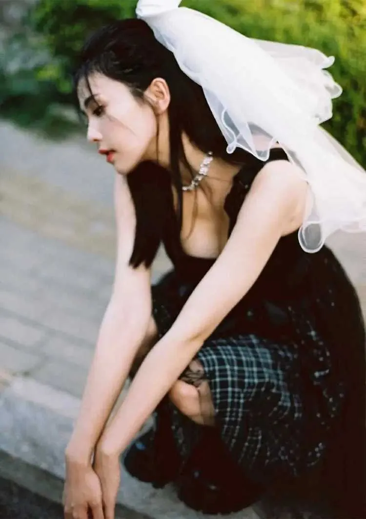 Hair Jewelry Short Small Head Veil Bow Fluffy Yarn Bride Wedding hair accessories_voghion.com