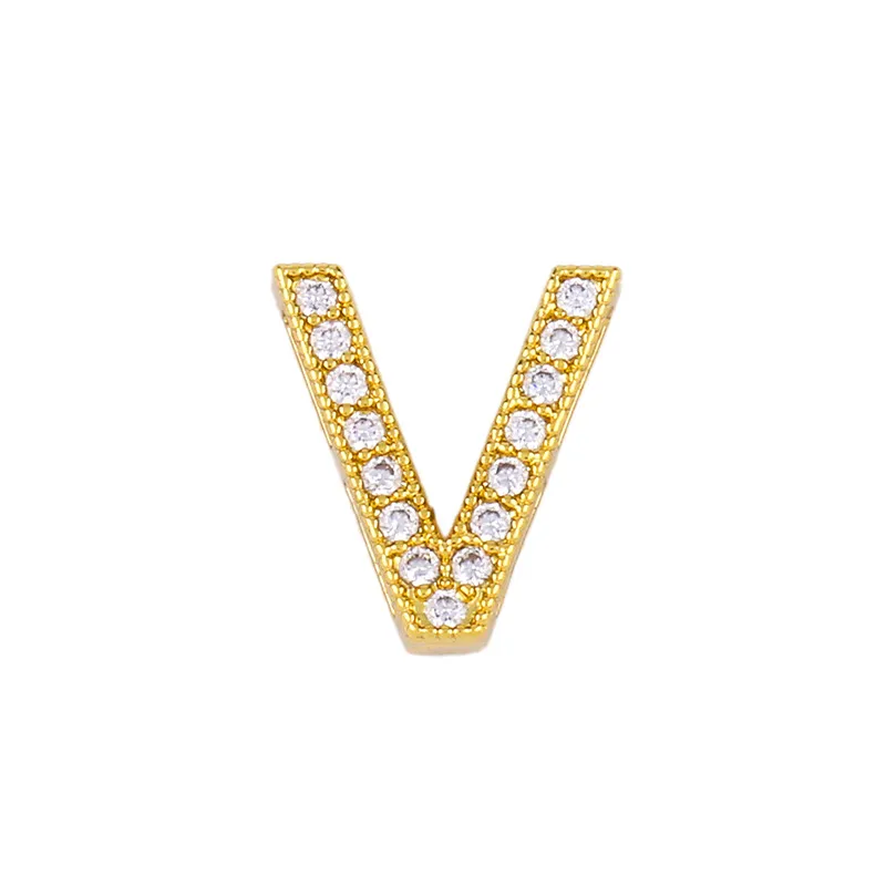 Initial Letter Necklace Pendant Gold Alphabet A To Z Personalised_voghion.com