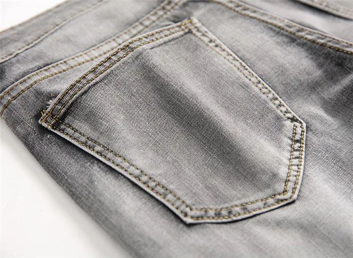 Summer Denim Shorts Male Jeans Men Jean Bermuda Skate Board Harem Mens Jogger Ankle Ripped Wave 38 40 42 220715_voghion.com