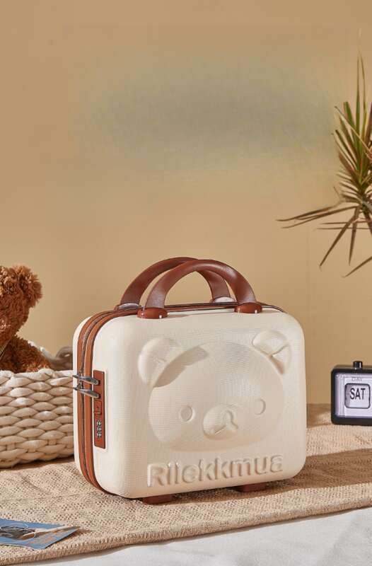 14-inch Makeup Teddy Bear, Mini Password Box, Suitcase Cartoon Gifts_voghion.com