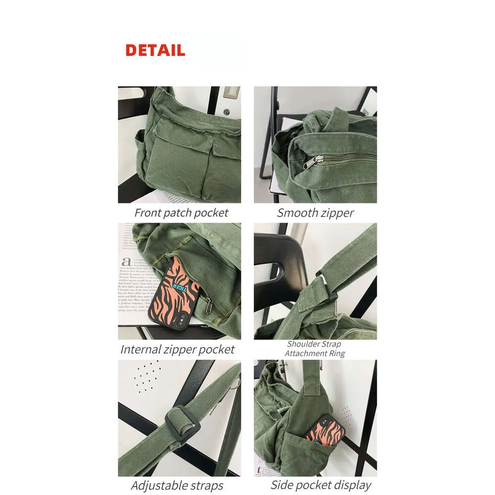 Modische Damen Umhängetasche Aus Canvas Für Freizeit Und Arbeit_voghion.com