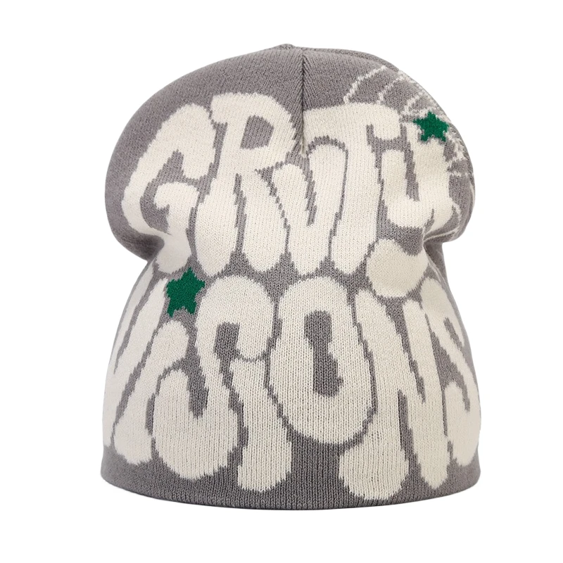 Winter Herbst gestrickte Wolle minus zwei Mütze Cargo Y2k Mütze für Männer Frauen Kanye Mützen Gorras Hombre Top halten warm Hut wind dicht_voghion.com