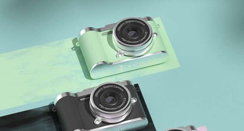 【 Kolekce 2419 lidí 】 Digitální fotoaparát s vysokým rozlišením a duálním CCD fotoaparátem, přenosný selfie, Campus Student Small_voghion.com