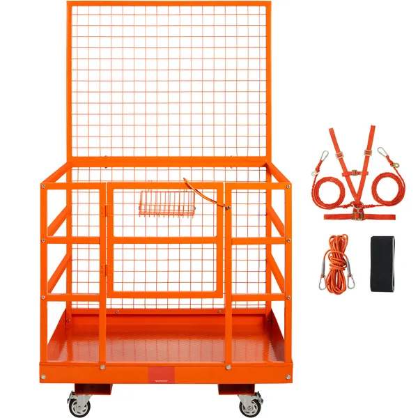 Gabelstapler Arbeitskorb Mit Rädern Für Sichere Höhenarbeit_voghion.com