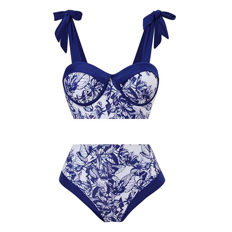 Moteriškas laisvalaikio seksualus maudymosi kostiumėlio bikinis_voghion.com
