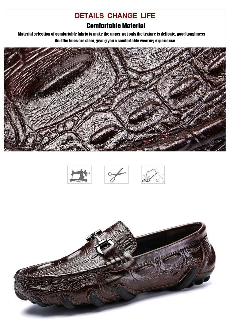 Free Shipping New Bean Men All Kinds Of Casual Cover Foot Breathable Sole Soft Leather Shoes_voghion.com