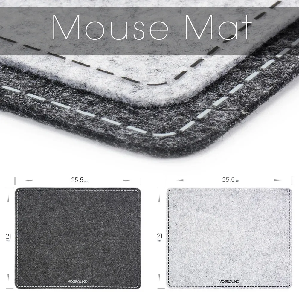 Laptoptasche aus Wollfilz, Hülle für 11, 12, 13, 15,6 Zoll Book Air Pro, Hülle für MateBook mit Mauspad oder Power Mini-Pack_voghion.com