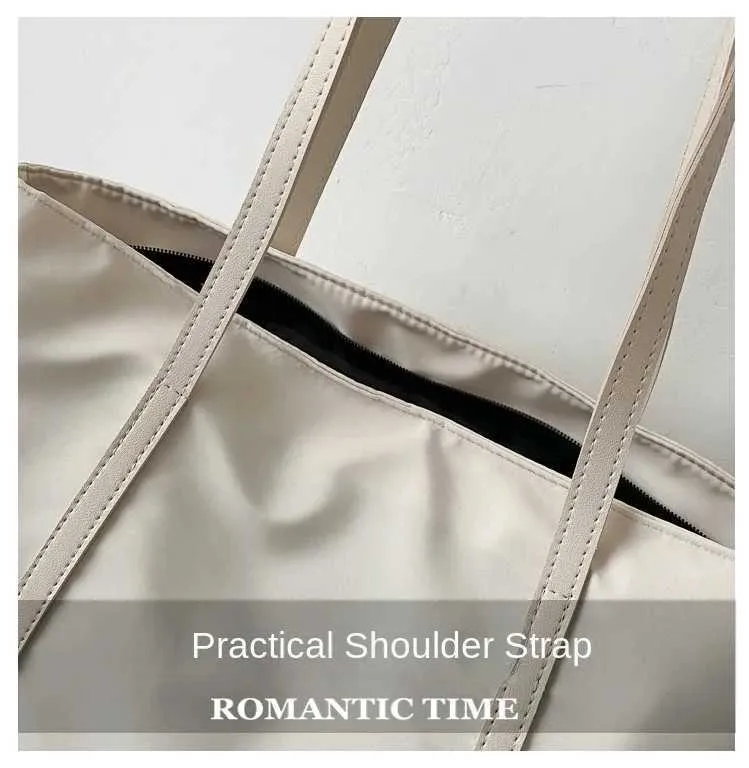 Saco tote de oxford para mulher bolsa grande para compras_voghion.com